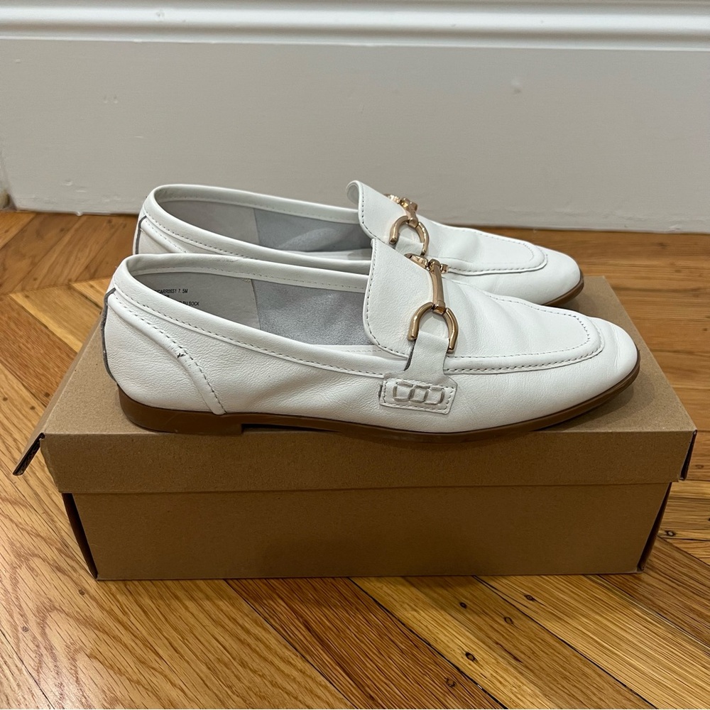 Steve Madden Carrine in White Leather